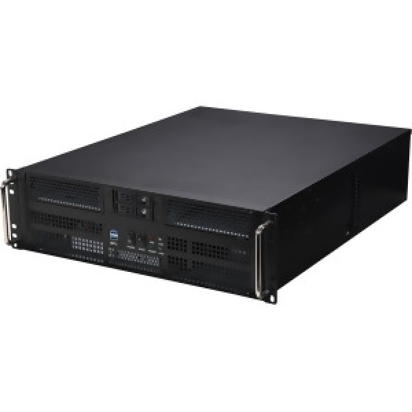 Athena Power Rm-3u8g525 5.25 in. 550-800W Server Case Athena Power 2U Micro Redundant Rackmount, Black - All
