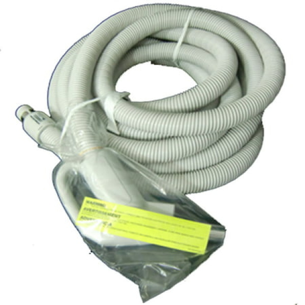 Central Vac Hose Electric Hose Crushproof Dual Switching 30Ft 1 3/8In Direct