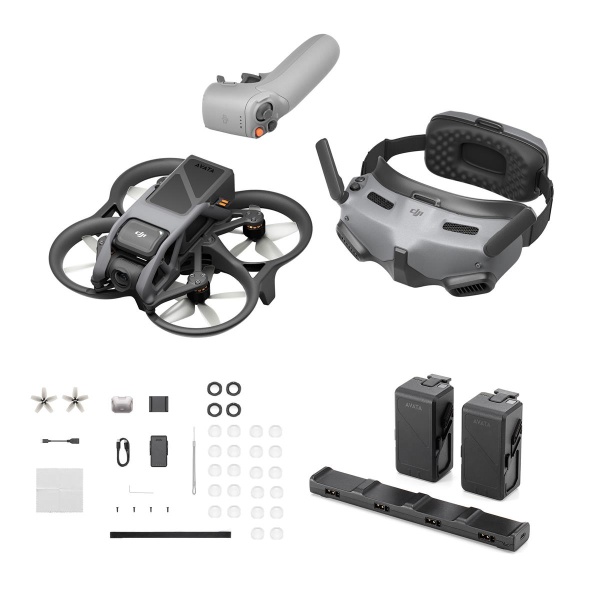 DJI Avata Drone Explorer Combo with Goggles Integra, Fly More Kit