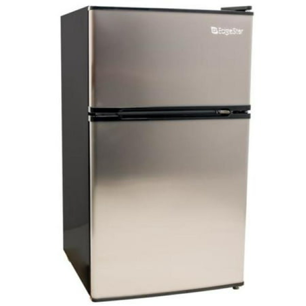 Edgestar Crf321 19 Wide 3.1 Cu. Ft. Energy Star Rated Fridge/Freezer - Stainless Steel