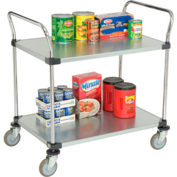 Solid 2 Shelf Cart