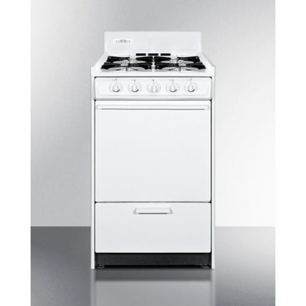 Summit Appliance Summit 20 Free-standing Gas Range with Battery Start