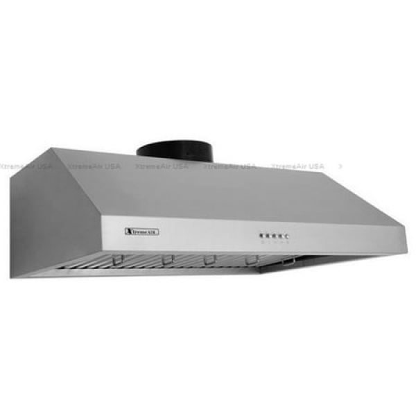 XtremeAir Ultra Series - 900 CFM- 36 width- 900 CFM- Baffle filters- 3-Speed Mechanical Buttons- Full Seamless- 1.0 mm Non-magnetic S.S- Under cabinet hood