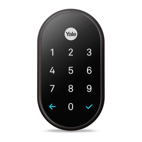 Google Nest x Yale Lock with Google Nest Connect in Suede Black