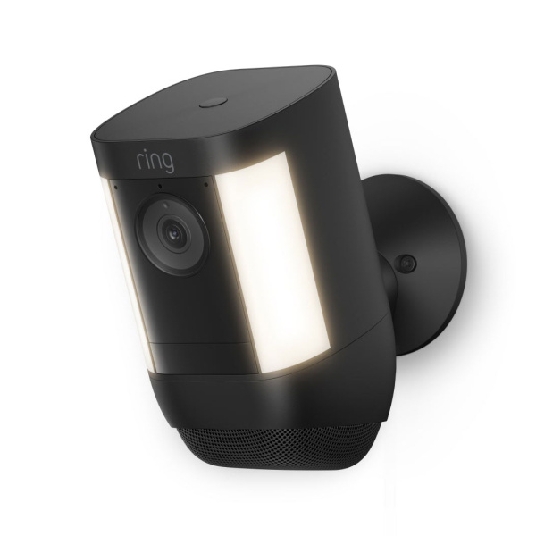 Ring Spotlight Cam Pro Black Battery-Powered Camera