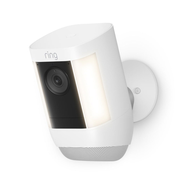 Ring Spotlight Cam Pro White Battery-Powered Camera