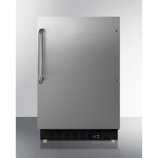 20 in. Built-In All-Freezer, Stainless Steel - 25 in.