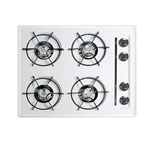 24 Wide 4-Burner Gas Cooktop