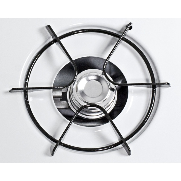 24 in. Wide 4-Burner Propane Gas Cooktop, White