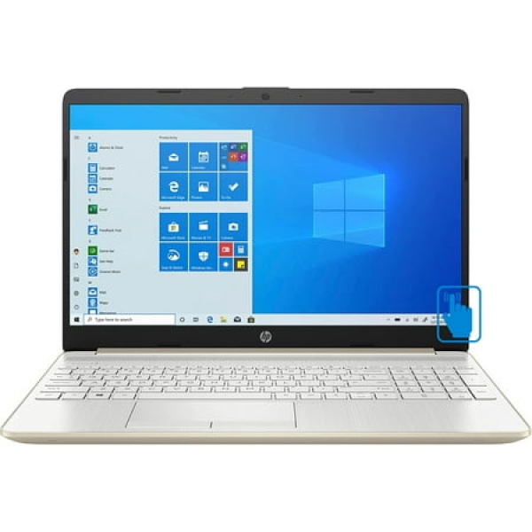 HP 15t-dw300 Laptop Pale Gold (Intel i5-1135G7 4-Core 15.6 Touch HD (1366x768) 32GB RAM 1TB m.2 SATA SSD Intel Iris Xe Webcam Wifi Bluetooth 2xUSB 3.1 1xHDMI SD Card Win 11 Pro)