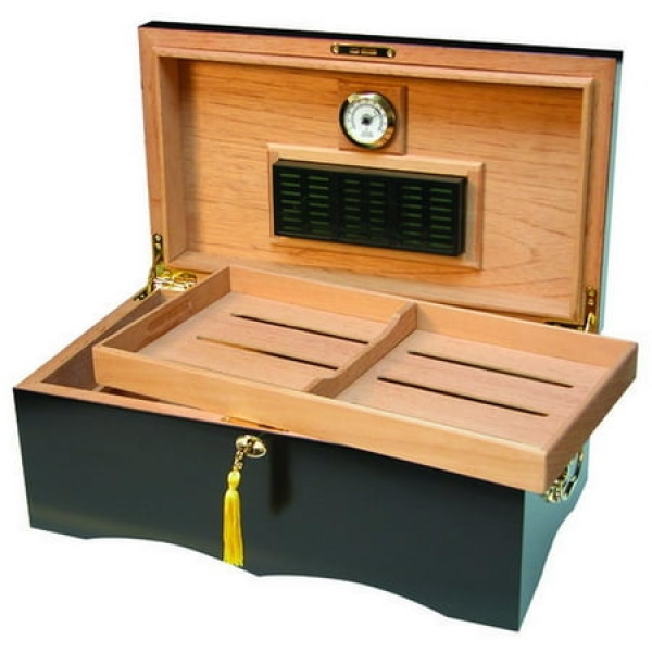 Humidor Supreme Commercial Humidor with 5000 Cigar Capacity and Fluted Molding