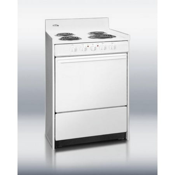 SUMMIT WEM610 24 FREESTANDING COIL ELECTRIC RANGE