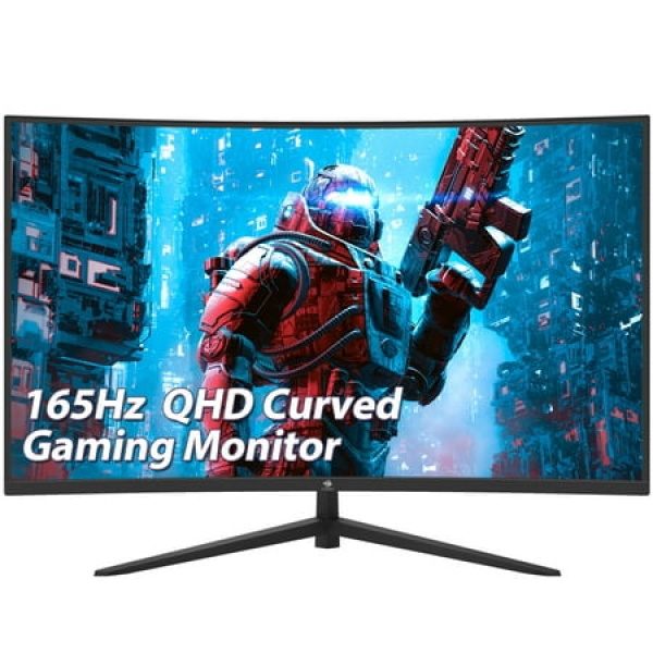 Z-EDGE 32-Inch Curved Gaming Monitor 2K QHD 165Hz 1ms 2560x1440 16:9 LED Monitor Frameless HDMI DP Port