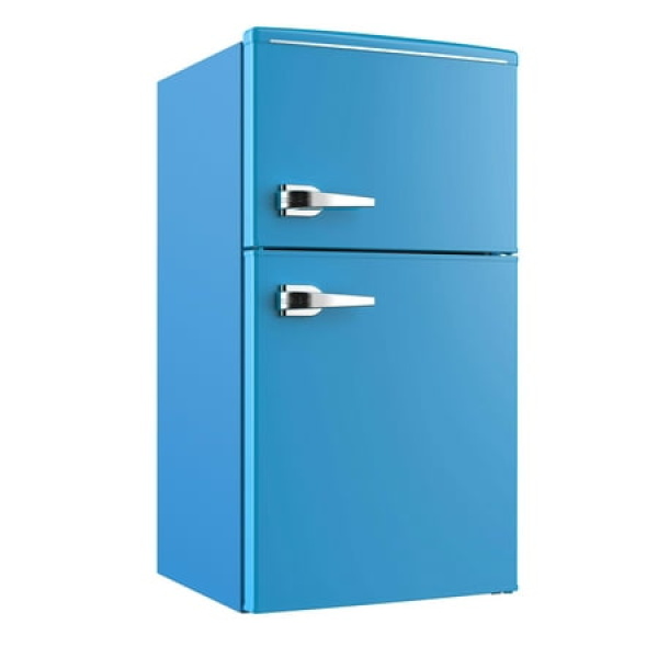 Avanti Retro Series Compact Refrigerator and Freezer 3.0 cu. ft. in Robin Egg Blue (RMRT30X6BL-IS)