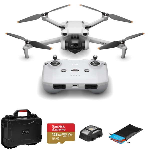 DJI Mini 3 Drone with RC-N1 Remote Controller, Rugged Bundle