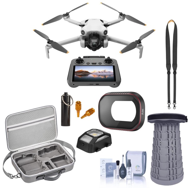 DJI Mini 4 Pro Drone with RC 2 Remote Controller Adventure-Ready Bundle