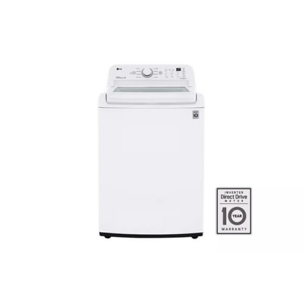 Lg Wt7000cw 27 Wide 4.5 Cu. Ft. Top Loading Washing Machine - White