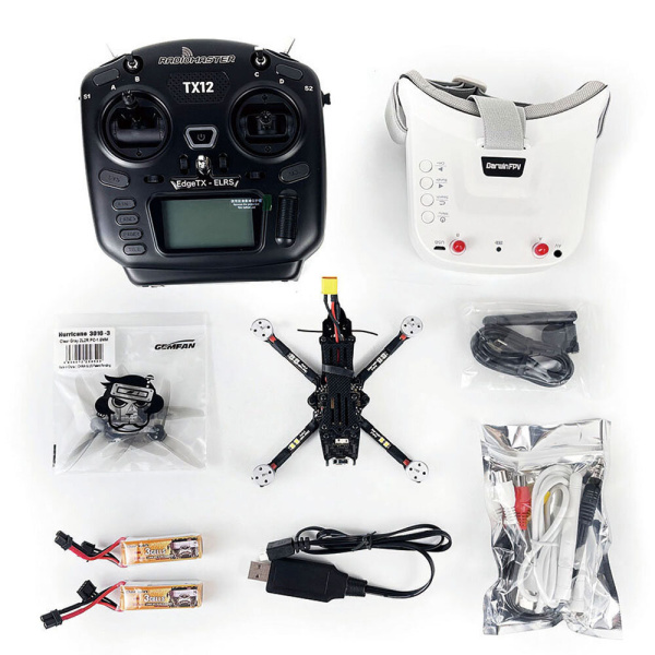 DarwinFPV Baby Ape Pro V2 3 Inch 3S RC FPV Racing Drone ELRS RTF with RadioMaster TX12 Mark II Radio Remote Controller E