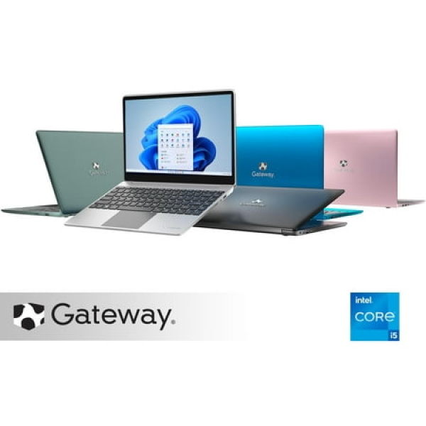 Gateway 14.1 Ultra Slim Notebook FHD Intel® Core™ i5-1135G7 Quad Core Intel® Iris® Xe Graphics 16GB RAM 512GB SSD Tuned by THX™ Fingerprint Scanner 1MP Webcam HDMI Windows 10 Home Silver