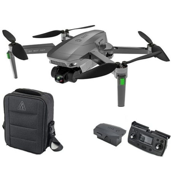 LYUCRAZ Camera Drones for Adults Sg907Max Three- Self Stabilizing Pan Tilt Gps Uav Brushless Motor Four Aerial Camera colour