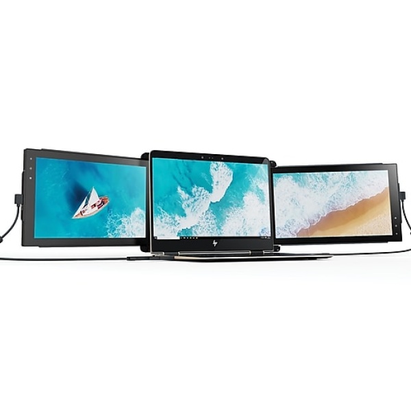 Mobile Pixels TRIO Max 14" 1080p IPS Slide-Out Display for Laptops, 2 Pack, Black (101-1004P02)