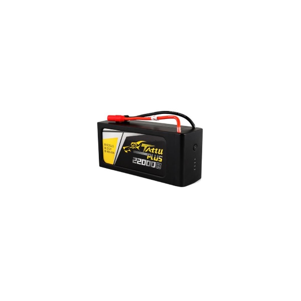 Tattu Plus 22000mAh 22.2V 25C 6S1P Li-Po Smart Battery Pack w/AS150+XT150 Plug