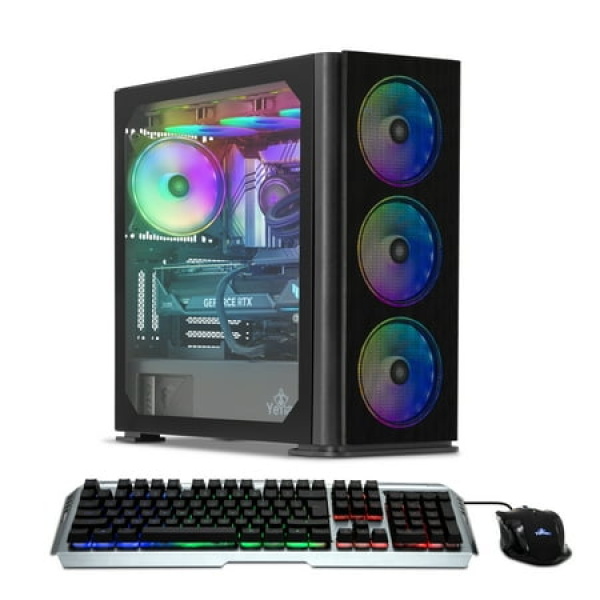 YEYIAN Odachi Gaming Desktop Intel Core I9 14900KF Z790 (ASUS) GeForce RTX 4090 24GB (ASUS) 32GB DDR5 6000 MHz RGB (16 x 2) 2TB NVMe Gen 4 2TB - SATA III Windows 11 Home YPI-OD49KFC-4901U