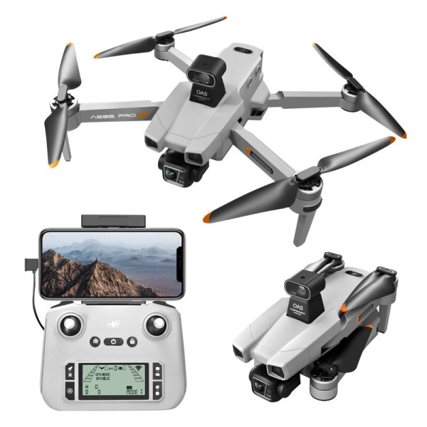 AE86 PRO MAX GPS 8KM 5G Repeater Digital FPV with 4K HD Camera 3-Axis EIS Gimbal 360° Obstacle Avoidance Touchable LCD S