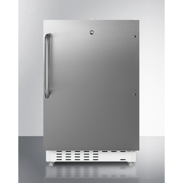 ALRF48CSS 32 x 19.88 x 22.5 in. ADA Compliant Built-In Freestanding Refrigerator-Freezer, Stainless Steel