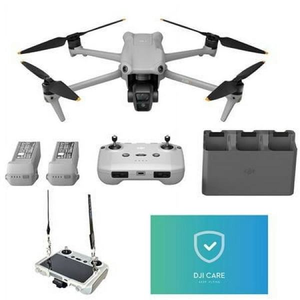 Air 3 Drone Fly More Combo with RC-N2 Remote Controller Bundle with Care Refresh 2-Year Plan Card and Claw Lanyard Mounting System