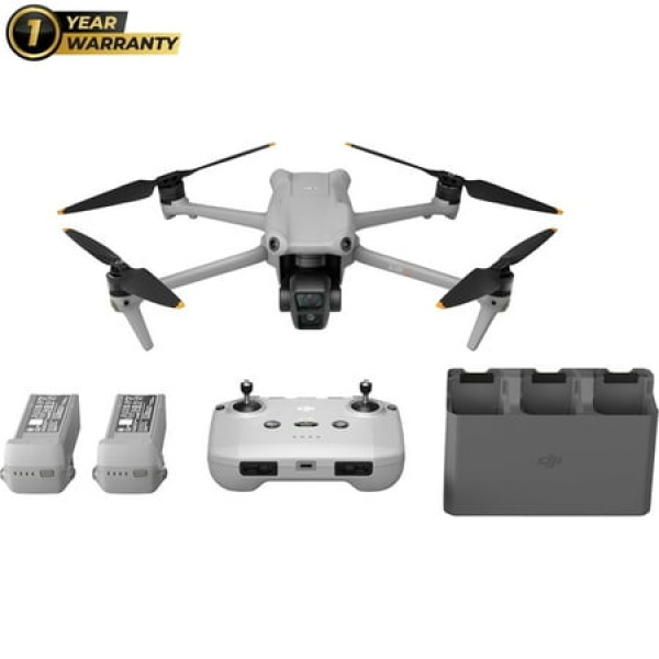 DJI Air 3 Fly More Combo with Dual-Camera Drone RC-N2 Remote Control and Batteries (Open Box) with 1 Year CPS Premium Warranty Pack