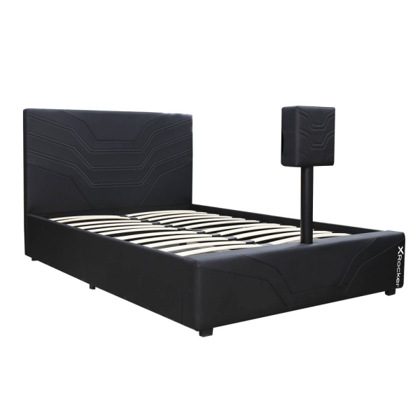 Full Oracle Gaming Bed with TV Mount For TVs up to 32" Black - X Rocker