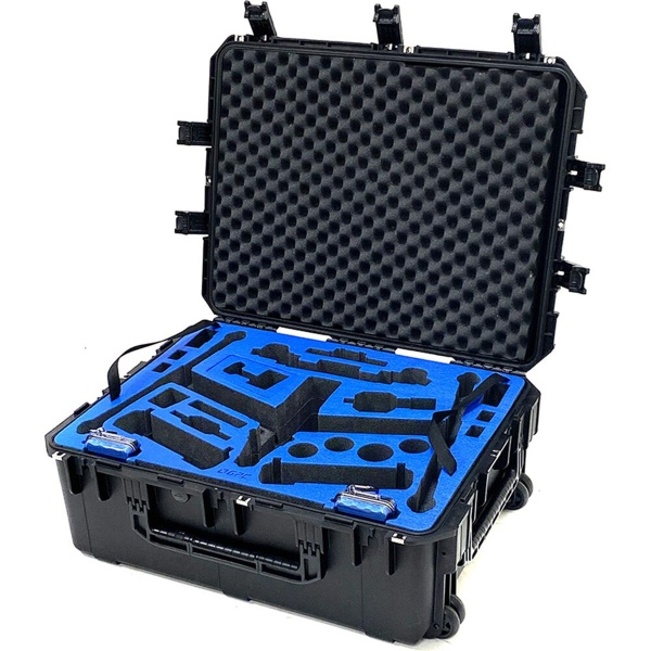 Go Professional Cases Wheeled Travel Mode Hard Case for DJI Inspire 3 Drone