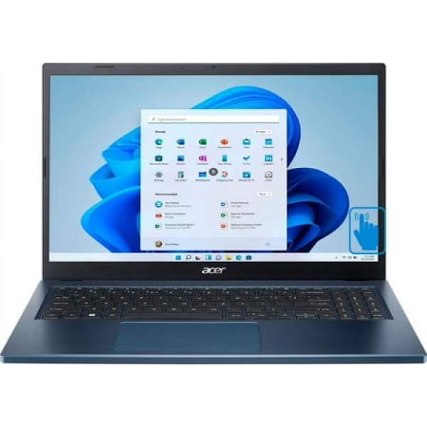 Acer Aspire 3 Touchscreen Laptop 15.6 FHD (AMD Ryzen 5 7520U 8GB RAM 512GB SSD AMD Radeon WiFi 6 Steam Blue Win 11 Home)