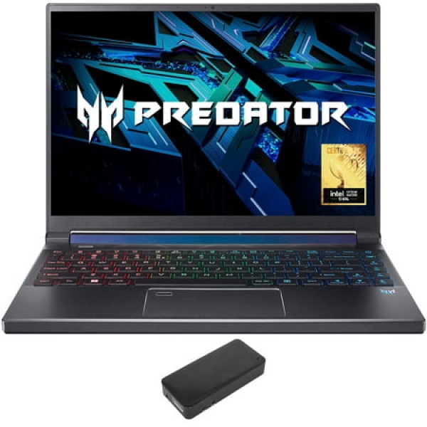 Acer Predator Triton 300 SE-14 Gaming/Entertainment Laptop (Intel i7-12700H 14-Core 14.0in 165 Hz 1920x1200 GeForce RTX 3060 Win 11 Pro) with DV4K Dock