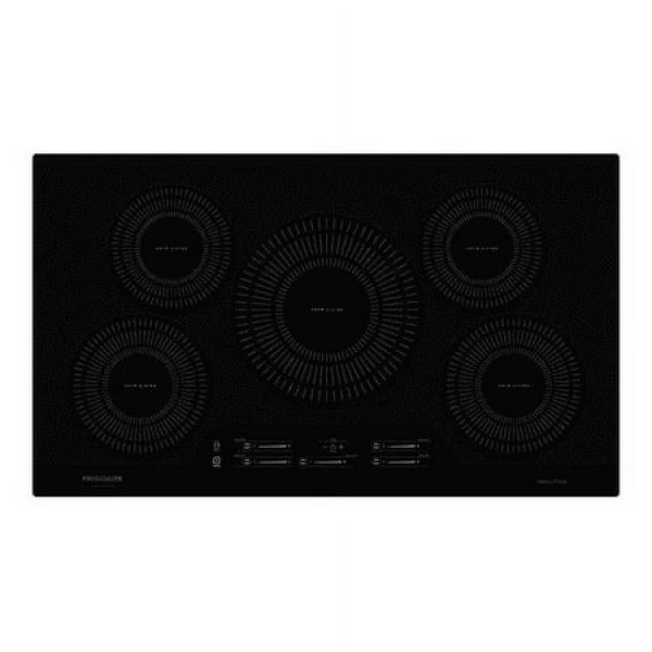 Frigidaire FGIC3666TB 36 Gallery Series Induction Cooktop with 5 Elements in Black