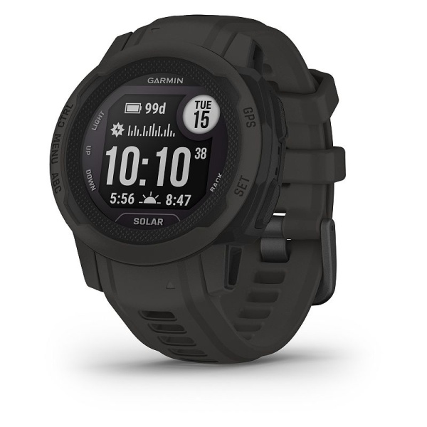 Garmin Instinct 2S Solar Smartwatch, Grey