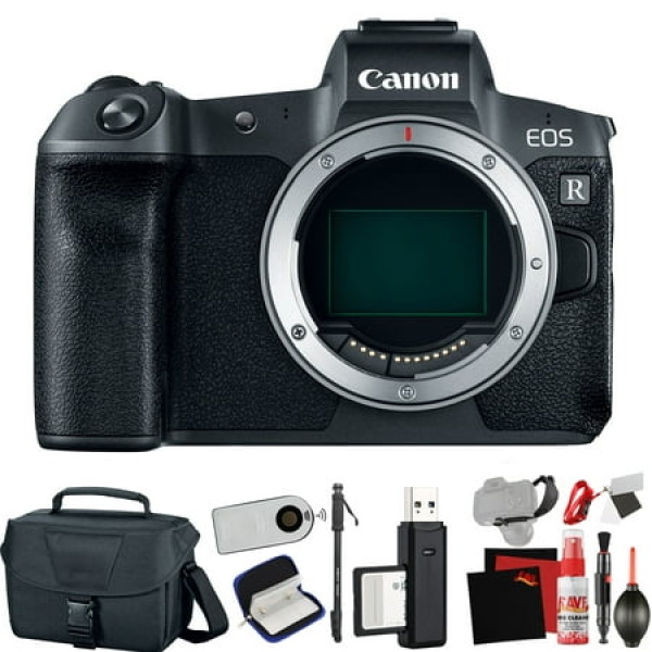 Canon EOS R Mirrorless Digital Camera (Body Only) (Intl Model) +Extra Accessory