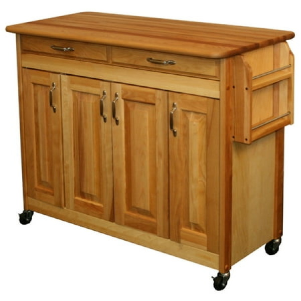 Catskill Butcher Block Island with Raised Panel Doors