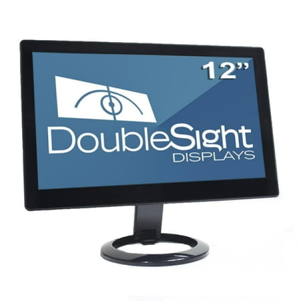 DoubleSight 12 HD LCD Monitor HDMI Black