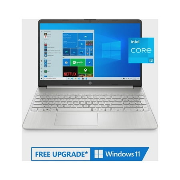 HP 15.6 HD Laptop Notebook Intel Quad-Core i3-1115G4 (max 4.1GHz) 8GB RAM 256GB Speedy SSD Bluetooth 4.2 Wi-Fi HDMI Windows 11 Upgraded w/ AIEC Memory SSD and/or Accessories