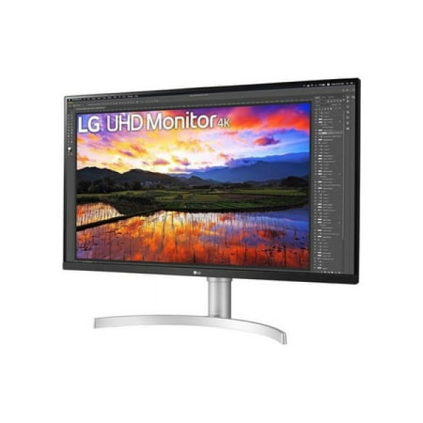 LG 31.5 HDR10 IPS UHD 4K Monitor (3840 x 2160) with DCI-P3 95% (Typ.) AMD FreeSync Dynamic Action Sync Black Stabilizer MAXX Audio & Ergonomic Design