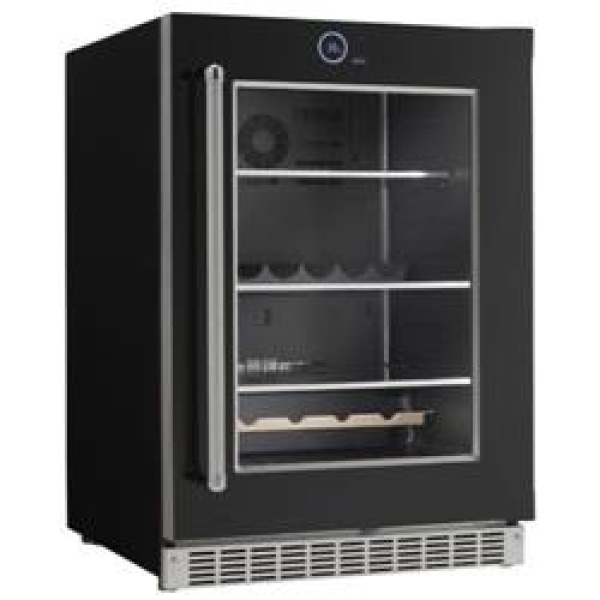 SRVBC050L 5 cu. ft. Silhouette Series Built in Beverage Center with Left Hinge Door - Black