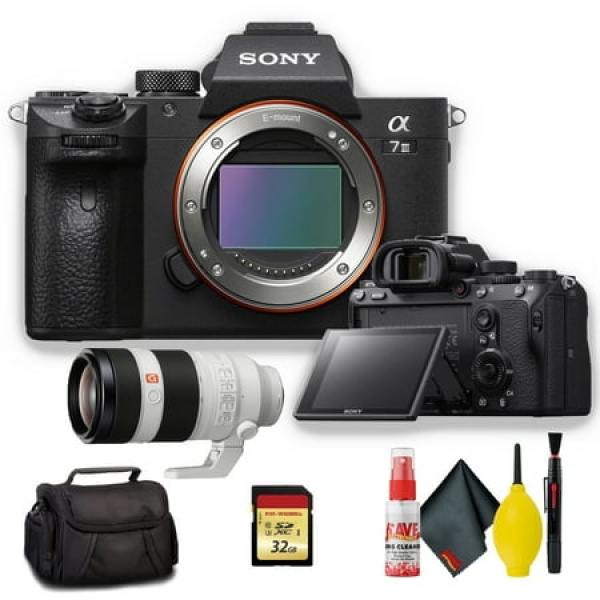 Sony Alpha a7 III Mirrorless Digital Camera with Sony FE 100-400mm f/4.5-5.6 GM OSS E-Mount Lens - Standard Kit