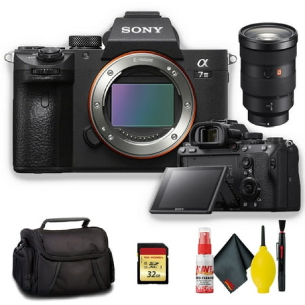 Sony Alpha a7 III Mirrorless Digital Camera with Sony FE 24-70mm f/2.8 GM E-Mount Lens - Standard Kit