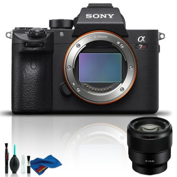 Sony Alpha a7R III Mirrorless Digital Camera with 85mm Lens - Starter Kit