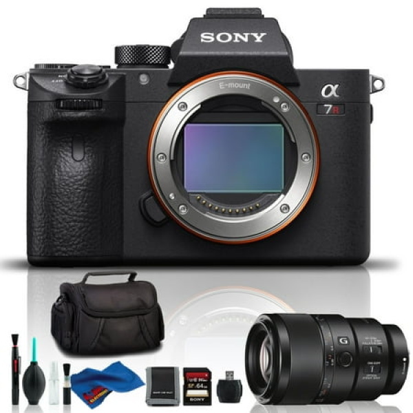 Sony Alpha a7R III Mirrorless Digital Camera with 90mm Lens - Essential Kit