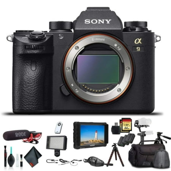 Sony Alpha a9 Mirrorless Camera ILCE9/B +Soft Bag Zhiyun-Tech WEEBILL Stabilize