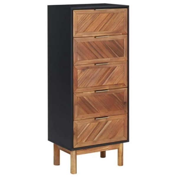 Tomshoo Sideboard 17.7 x12.6 x45.3 Solid Acacia Wood and MDF