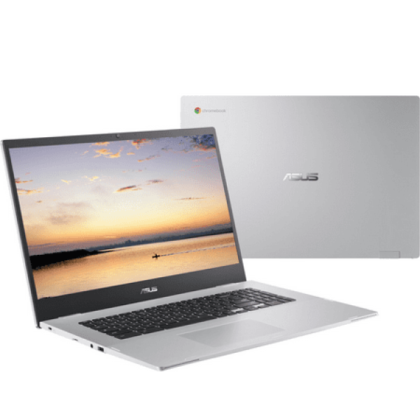 ASUS Chromebook Laptop 17.3 FHD Display Intel Celeron N4500(Up to 2.8GHz) 4GB RAM 128GB Storage USB-C WIFi 6 Bluetooth Up to 17 hours Battery Life Chrome OS